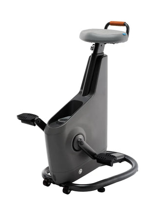 Lifespanfitness ABO1XX Ampera Office Bike,Space Grey exercise bike with a seat on a white background