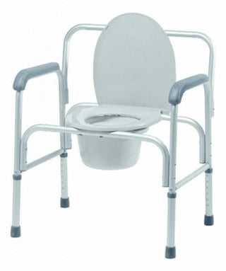 Lumex 2190A Extra-Wide Commode 19`` Seat Width 400 lb Capacity 