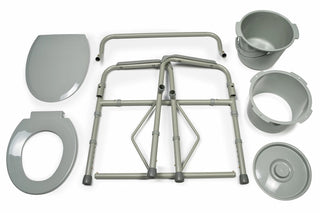 Lumex  7109A-2 Bariatric Folding Commode 3-in-1 Design 