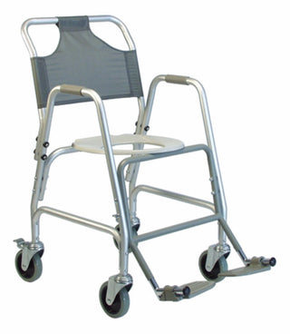 Lumex 7915A-1 Shower Chair with Footrest Aluminum Frame 