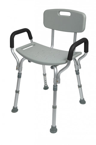 Lumex 7921RA Platinum Collection Bath Seat with Backrest & Arms Retail 3-Pack 