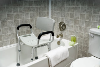 Lumex 7921RA Platinum Collection Bath Seat with Backrest & Arms Retail 3-Pack 