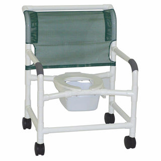 Lumex 89250 PVC Bariatric Shower Commode Chair 26" Width No Footrest
