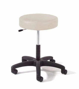 Lumex 9501 Series Physician Stool, Black Composite Base (No Backrest or Footring)