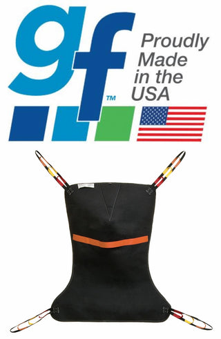 Lumex F112 Full-Body Fabric Slings, Padded Fabric with Full Head & Neck Support
