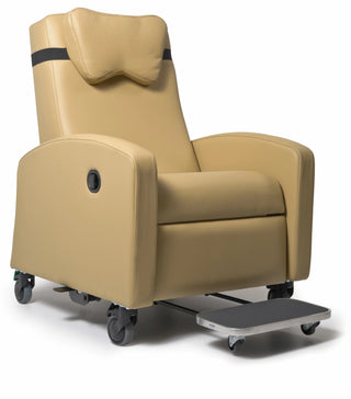 Lumex FR597G409 Ortho-Biotic™ II Recliner with Wood Cap Arm, 350 lb Capacity