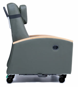 Lumex FR597G409 Ortho-Biotic™ II Recliner with Wood Cap Arm, 350 lb Capacity