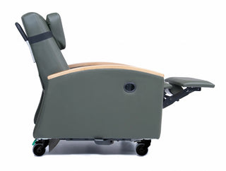 Lumex FR597G409 Ortho-Biotic™ II Recliner with Wood Cap Arm, 350 lb Capacity