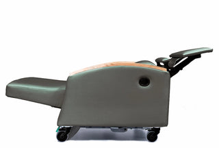 Lumex FR597G409 Ortho-Biotic™ II Recliner with Wood Cap Arm, 350 lb Capacity