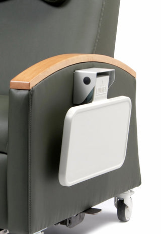 Lumex FR597G409 Ortho-Biotic™ II Recliner with Wood Cap Arm, 350 lb Capacity