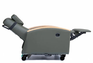 Lumex FR597G409 Ortho-Biotic™ II Recliner with Wood Cap Arm, 350 lb Capacity