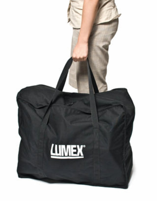 Lumex LX1000T Hybrid LX Rollator Transport Chair, Titanium & Majestic Blue