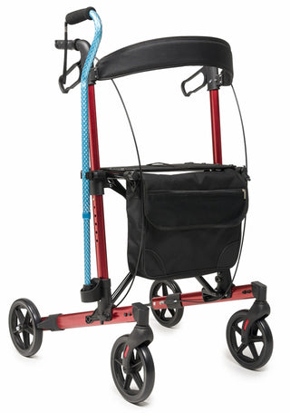 Lumex LX5000A Allura LX Rollators, Apple Red & Black
