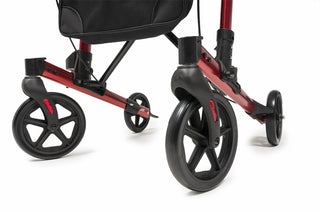 Lumex LX5000A Allura LX Rollators, Apple Red & Black