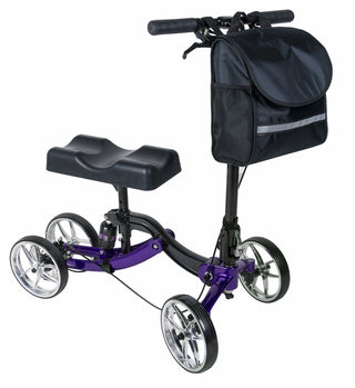 Lumex LX8000A, S8 Knee Walker, Apple Red, Black & Purple