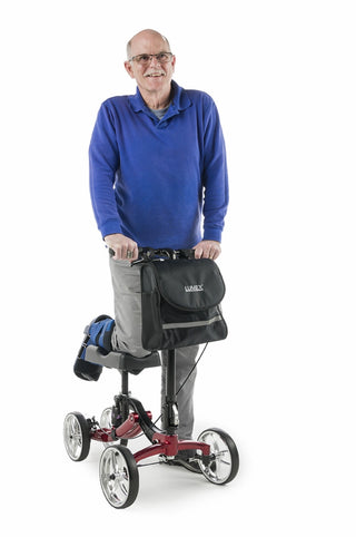 Lumex LX8000A, S8 Knee Walker, Apple Red, Black & Purple