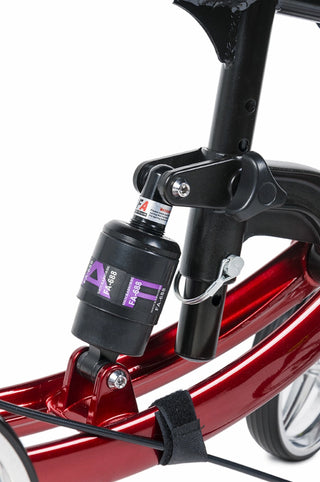 Lumex LX8000A, S8 Knee Walker, Apple Red, Black & Purple