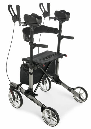 Lumex LX9000B Gaitster Forearm Rollator, Bondi Blue & Graphite