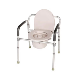Lumex SKU 2195KD-2 Folding Aluminum Commode 3 in 1 Portable Design