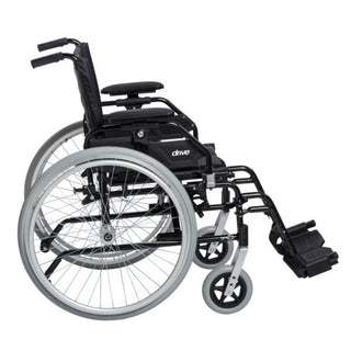 Drive Medical Lynx Ultra Lightweight Wheelchair, Swing Away Footrest, 18"-4
