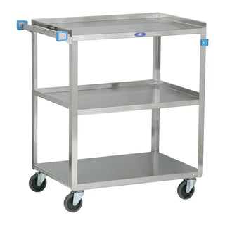 Lakeside 322 Stainless Steel Standart Utility Cart, 3 Shelf 18″ x 27″, 300-Lb. Capacity