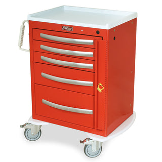 Harloff A-Series Lightweight Aluminum Crash Cart - MPA2424B05
