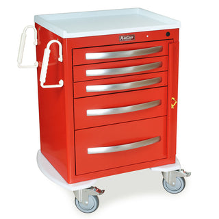 Harloff A-Series Lightweight Aluminum Crash Cart - MPA2424B05-2