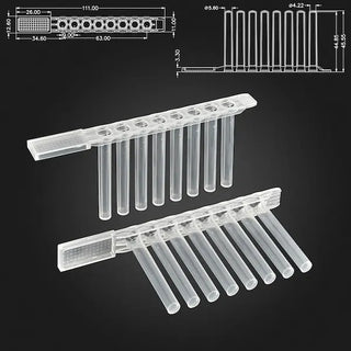 MTC Bio D3340-08S, OptiWell™ Tip Combs, 8-Channel, V-Bottom, Sterile (For Kingfisher & IsoPure Systems)