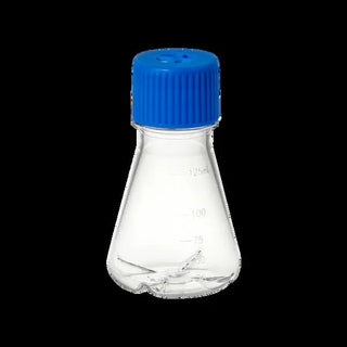 MTC Bio Erlenmeyer Shaker Flasks, 125 mL, Sterile, Vented Screw Cap