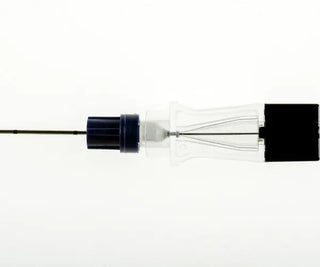 CHE22G101  Chiba Point Needle 22G x 10"with black and gray components on a white background