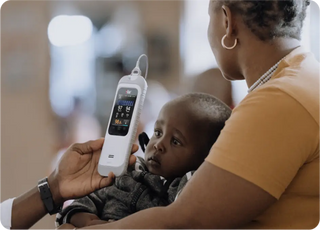 Masimo Rad-G with Temperature Medical Equipment in use at Kenya healthcare facility