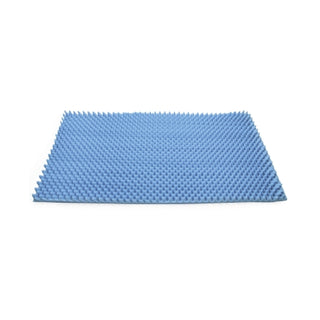 Blue McKesson 929206_CS Mattress Overlay Convoluted Foam on a white background