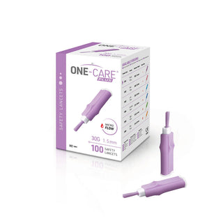 MediVena 1001 One-Care Plus Safety Lancets Contact-Activated Micro Flow