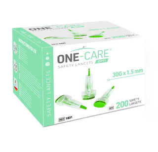 MediVena 1031 One-Care Opti Safety Lancets Top Button Activated
