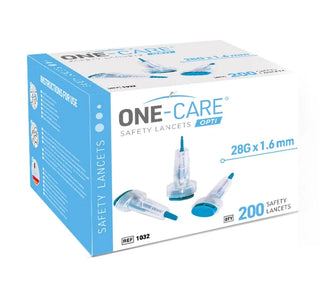 MediVena 1032 One-Care Opti Safety Lancets Top Button Activated