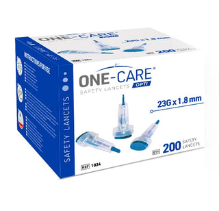 MediVena 1034 One-Care Opti Safety Lancets Top Button Activated