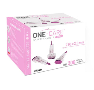 MediVena 1037 One-Care Opti Safety Lancets Top Button Activated