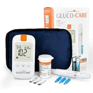 MediVena 4013 Gluco-Care Blood Glucose Monitoring Kit with 10 Glucose Strips, 1/BX ,72/CS