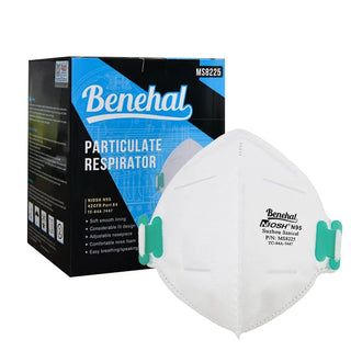 MediVena M8225 Benehal N95 Mask, Surgical Respirator NIOSH Certified, Foldable