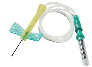 MediVena One-Care Glide and Lock Safety Blood Collection Wing Sets, 21Gx 3/4 Inch 