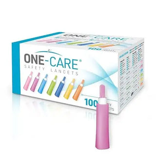 MediVena One-Care Opti Safety Lancets Contact-Activated, from 18G to 30G, 100/BX, 20BX/CS