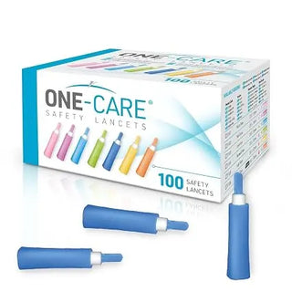 MediVena One-Care Opti Safety Lancets Contact-Activated, from 18G to 30G, 100/BX, 20BX/CS