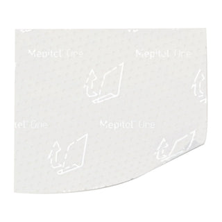 White cylindrical Mepitel® One 765672_CS Wound Contact Layer Dressing Rectangle Sterile on a white background