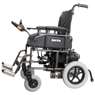 Merits P101AUAZMU1B TRAVEL-EASE FOLDING, RWD, 18"x16"x15-19", SLING SEAT