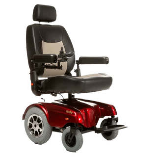 Merits P30111ARMU GEMINI W/ LIFT POWER SEAT LIFT, HEAVY-DUTY, RWD,20", 22", CAPTAIN or PAN SEAT, RED