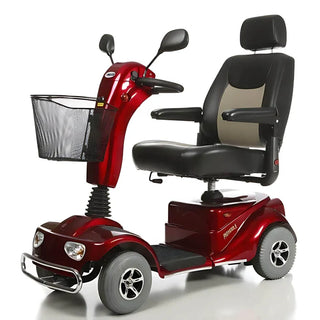 Merits S14152ARMUB PIONEER 4 HEAVY-DUTY, 3-WHEEL, 20"x20"x20", CAPTAIN SEAT, RED