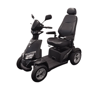 Merits S941L-SDMUB SILVERADO EXTREME HEAVY-DUTY, 4-WHEEL, 20"x20"x25", CAPTAIN SEAT, BLACK