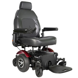Merits P32740ARMUB VISION SUPER W/ LIFT POWER SEAT LIFT, HEAVY-DUTY, MWD, 20",22", CAPTAIN or PAN SEAT, RED