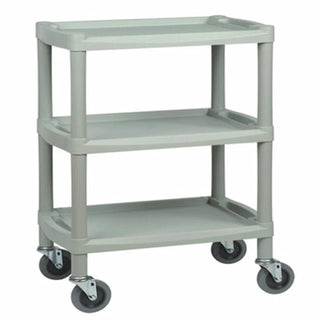 Mettler Electronics 73 Three-Shelf Mobile Therapy Cart – Light Grey