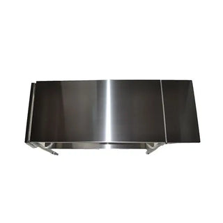 Stainless steel MidCentral 3-in-1 Space Saving Instrument Table on a white background